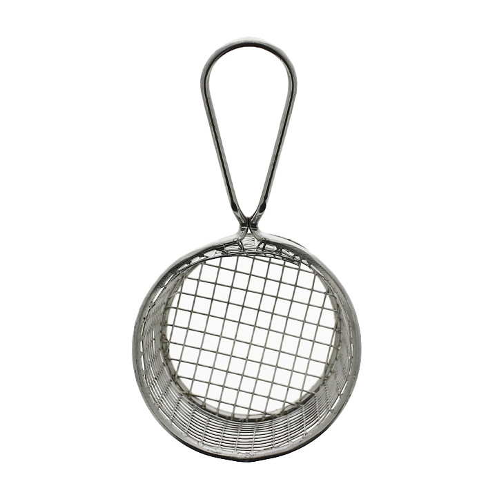 Serving Mini Fryer Container Steel 9,3x8,5cm (6 Units)