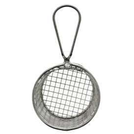 Serving Mini Fryer Container Steel 9,3x8,5cm (1 Unit) 