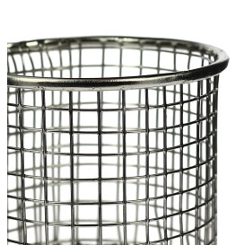 Serving Mini Fryer Container Steel 9,3x8,5cm (1 Unit) 