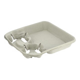 Paper Cup Carrier 2 Slots "Menu" (20 Units)