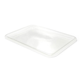 Plastic Tray RPET Transparent 35x24cm (10 Units) 