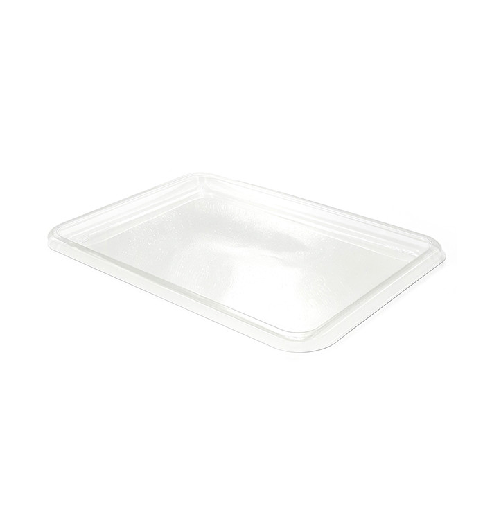Plastic Tray RPET Transparent 35x24cm (10 Units) 