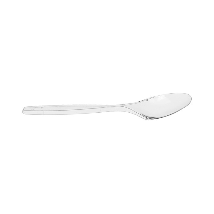Reusable Spoon PS "Diamant" Transparent 180mm (20 Units)