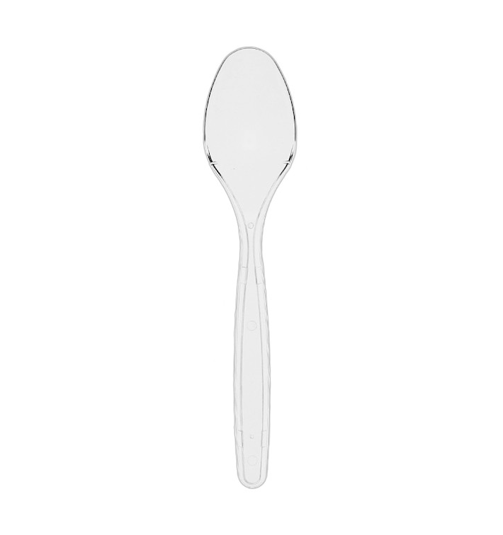Reusable Spoon PS "Diamant" Transparent 180mm (600 Units)