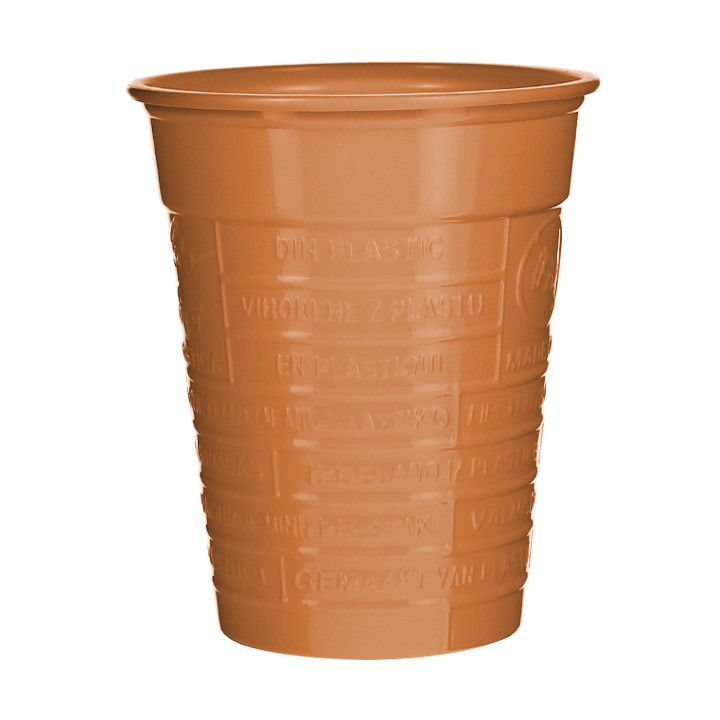 Plastic Cup PS Orange 200ml Ø7cm (1.500 Units)