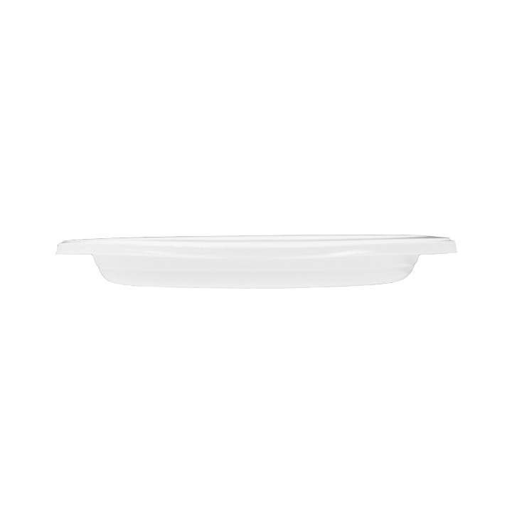 Reusable Plate Flat Economic PS White Ø17cm (400 Units)