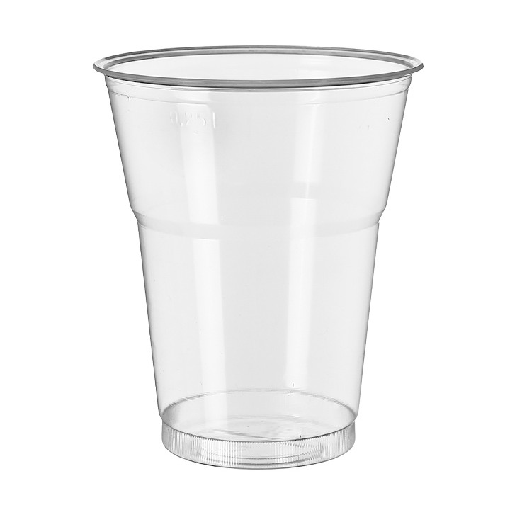 Reusable PS Cup "Diamant" Crystal 300ml Ø8cm (400 Units)