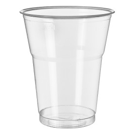 Reusable PS Cup "Diamant" Crystal 300ml Ø8cm (25 Units) 