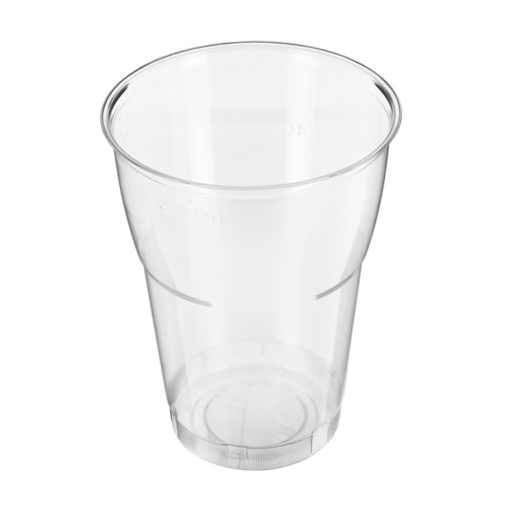 Reusable PS Cup "Diamant" Crystal 600ml Ø9,4cm (250 Units)