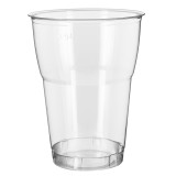 Reusable PS Cup "Diamant" Crystal 600ml Ø9,4cm (25 Units) 