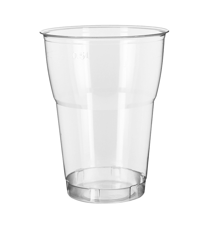 Reusable PS Cup "Diamant" Crystal 600ml Ø9,4cm (25 Units) 