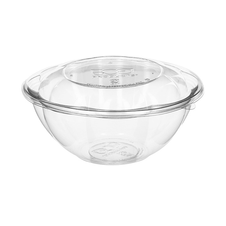 Salad Bowl with Lid PLA 710ml (150 Units)