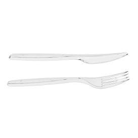 Cutlery Set Reusable PS 2 Pieces + Napkin (250 Units)