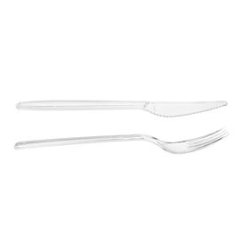 Cutlery Set Reusable PS 2 Pieces + Napkin (250 Units)