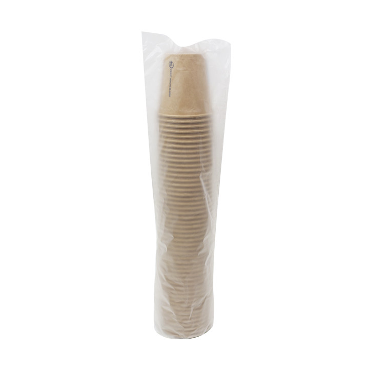 Paper Cup 3 Oz/100ml Kraft-Kraft Ø5,8cm (50 Units) 
