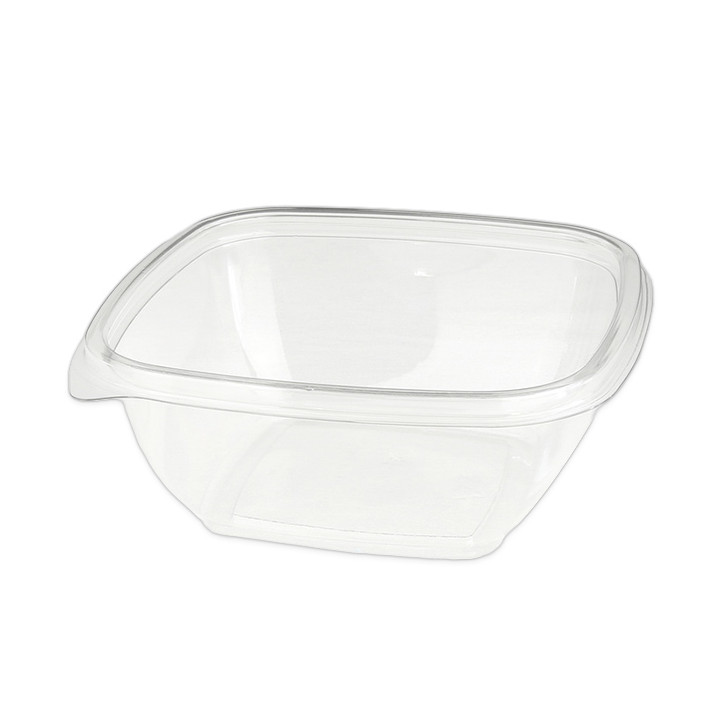 Plastic Bowl PET Square Shape 375ml 125x125x50mm (50 Units) 