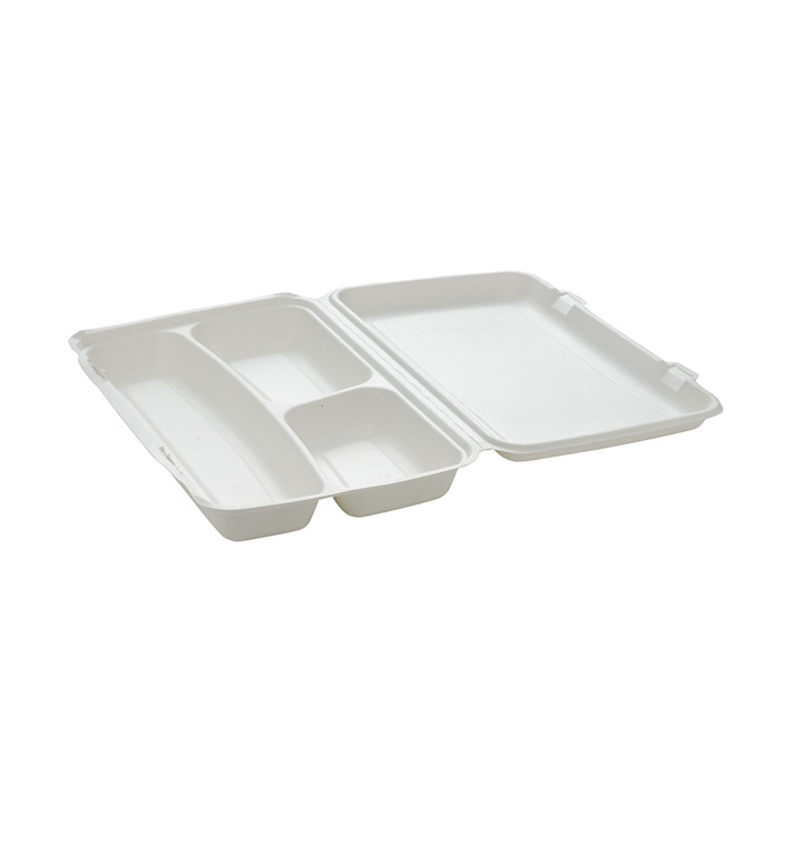 Sugarcane "MenuBox" Container 3C 38x48,3x6,15cm (50 Units) 