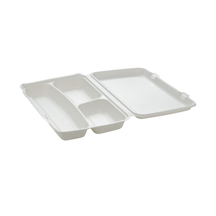 Sugarcane "MenuBox" Container 3C 38x48,3x6,15cm (50 Units) 