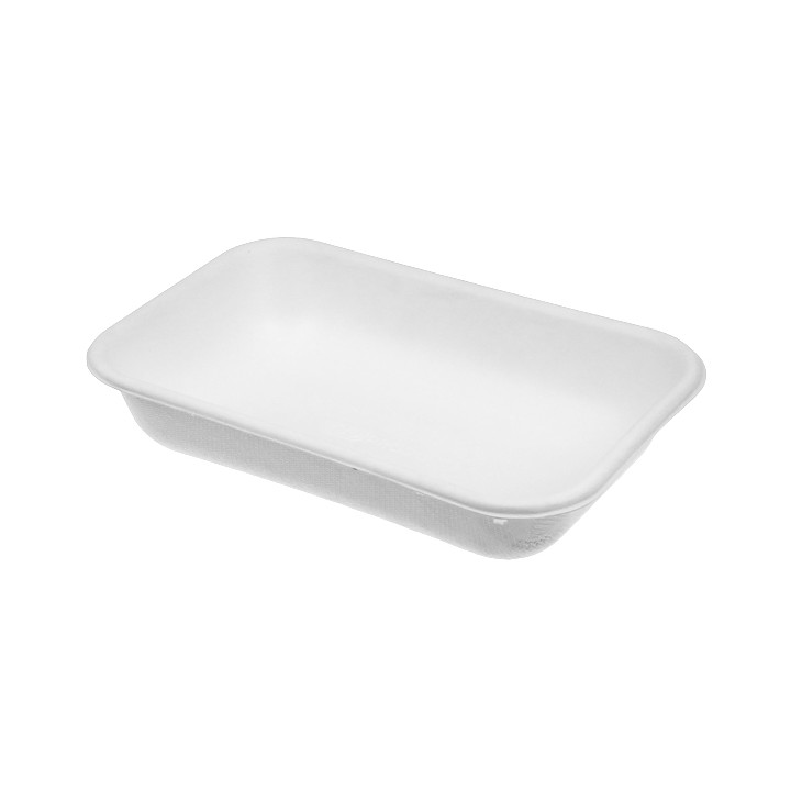 Sugarcane Tray Ecologic White 470ml 18,0x12,0x4,0cm (50 Units) 