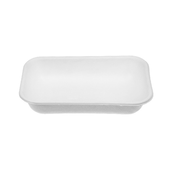 Sugarcane Tray Ecologic White 470ml 18,0x12,0x4,0cm (50 Units) 