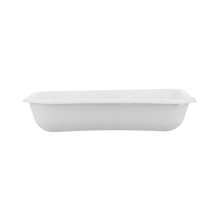 Sugarcane Tray Ecologic White 470ml 18,0x12,0x4,0cm (50 Units) 