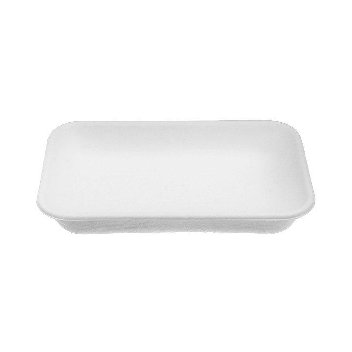 Sugarcane Tray Ecologic White 710ml 21,5x14,0x4,0 cm (50 Units) 