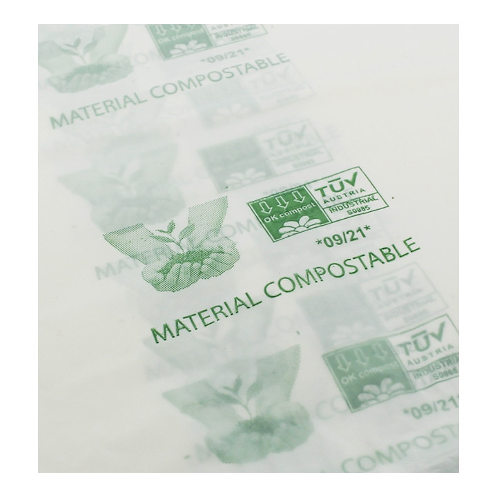 Plastic Bag Block 100% Biodegradable 27x35cm (3000 Units)