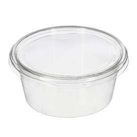 Lid for Cup PLA Clear Compostable Green Stripe® 470ml (5 Units)