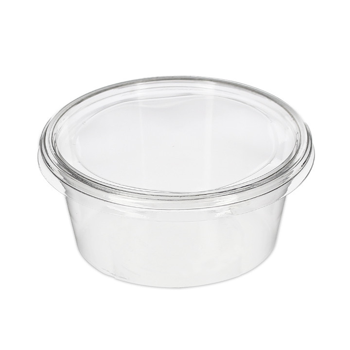 Lid for Tub Deli Container PLA Clear Compostable 145ml (100 Units)