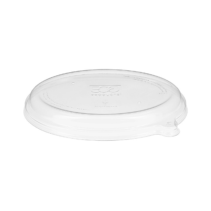 Plastic Lid RPET for Oval Sugarcane Tray Ecologic Clear 710 and 940 ml (300 Units)