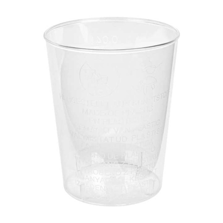 Plastic Shot PS Injection Moulding Clear 40 ml (50 Units) 