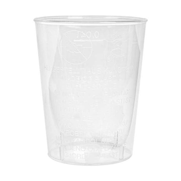 Plastic Shot PS Injection Moulding Clear 40 ml (50 Units) 