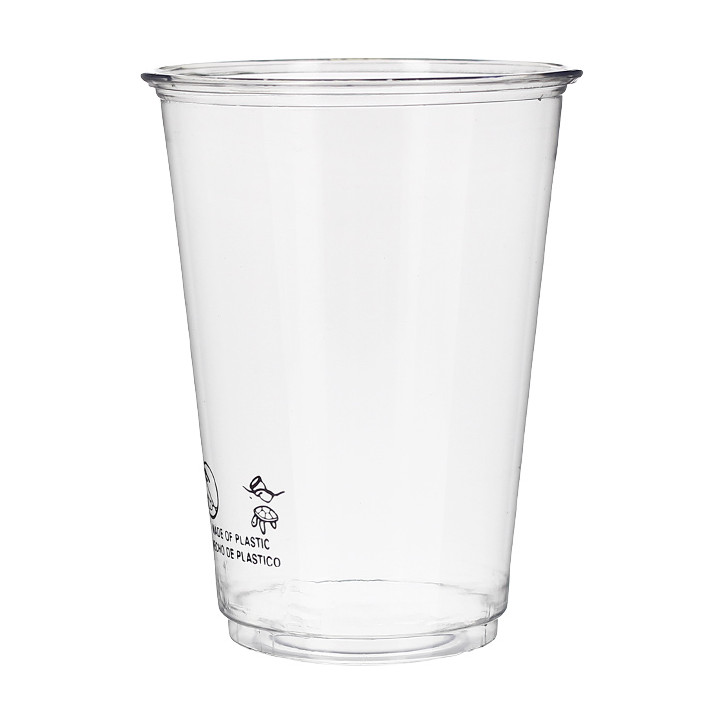 Plastic Cup PET Rigid 9Oz/280ml Ø7,5cm (50 Units) 