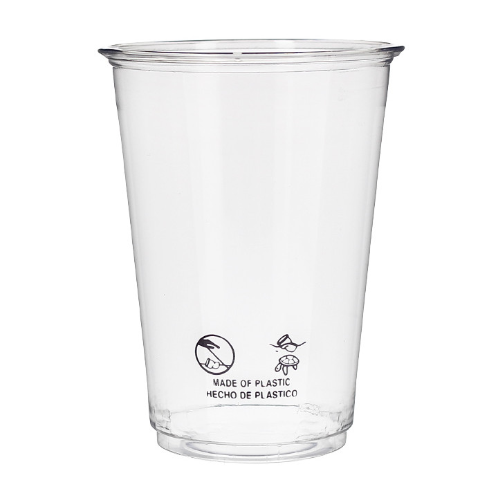 Plastic Cup PET Rigid 9Oz/280ml Ø7,5cm (50 Units) 