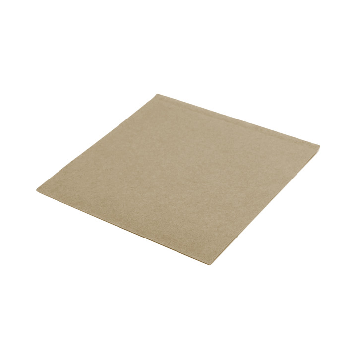 Paper Food Bag Grease-Proof Opened L Shape 18x18,2cm Natural (3000 Units)