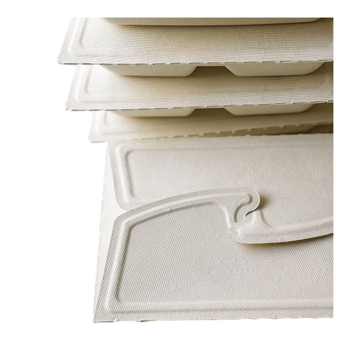 Package Sugarcane MenuBox 3C 21x21x4cm 900ml (100 Units)