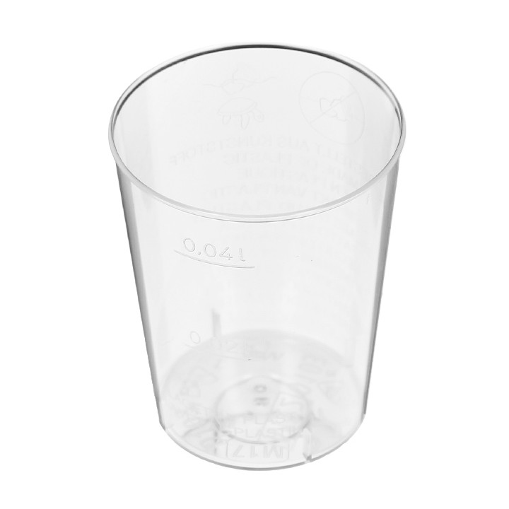 Plastic Shot PS Injection Moulding Clear 40 ml (50 Units) 