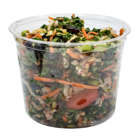 Plastic Deli Container PP "Deli" 24Oz/710ml Clear Ø12cm (25 Units) 