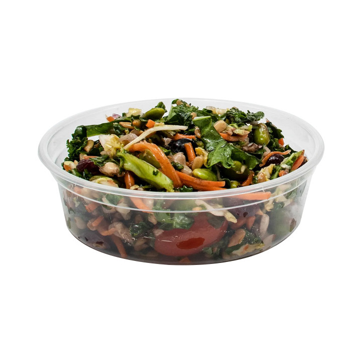Plastic Deli Container PP "Deli" 8Oz/266ml Clear Ø12cm (25 Units) 