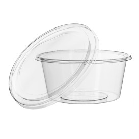 Lid for Cup PLA Clear Compostable Green Stripe® 470ml (5 Units)
