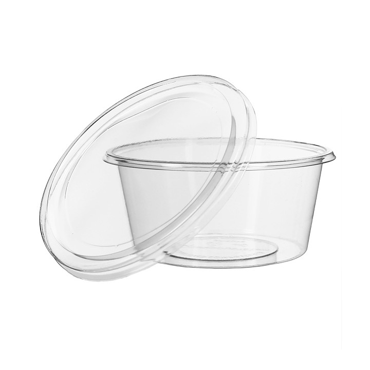 Lid for Tub Deli Container PLA Clear Compostable 145ml (100 Units)