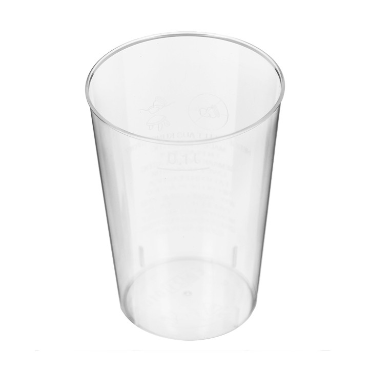 Plastic Shot PS Injection Moulding Clear 100 ml (1400 Units)