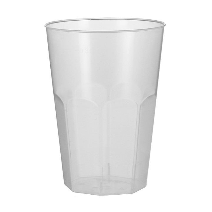 Plastic Cup PP "Deco" Clear 300 ml (450 Units)
