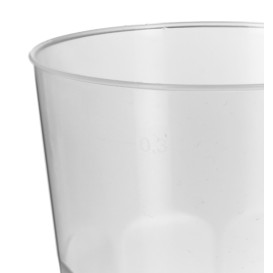 Plastic Cup PP "Deco" Clear 300 ml (30 Units)