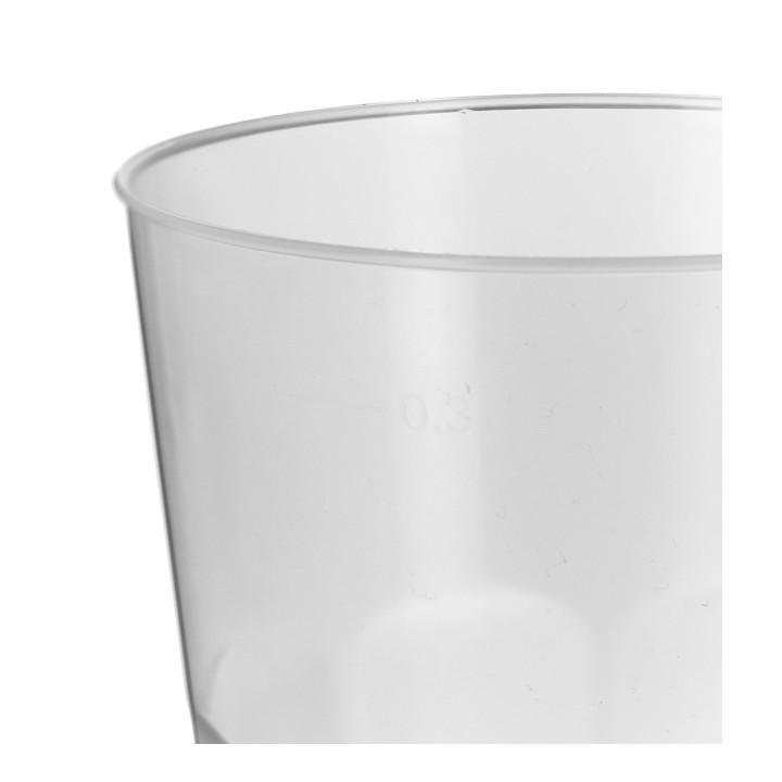 Plastic Cup PP "Deco" Clear 300 ml (30 Units)
