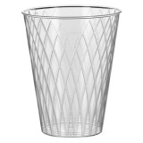 Plastic Cup PS Injection Moulding "Rombos" 200 ml (50 Units) 