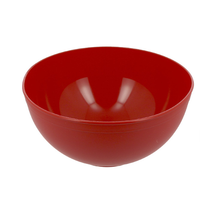 Bowl Reusable Durable PP Mineral Red 2l Ø20cm (36 Units)