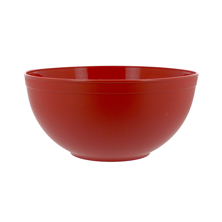 Bowl Reusable Durable PP Mineral Red 2l Ø20cm (1 Unit)