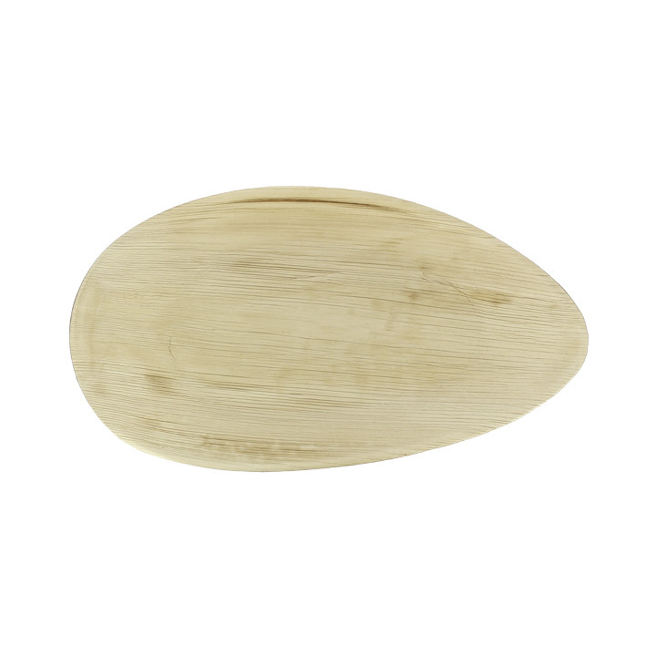 Palm Leaf Tray Oval Shape 30x16cm (25 Units) 