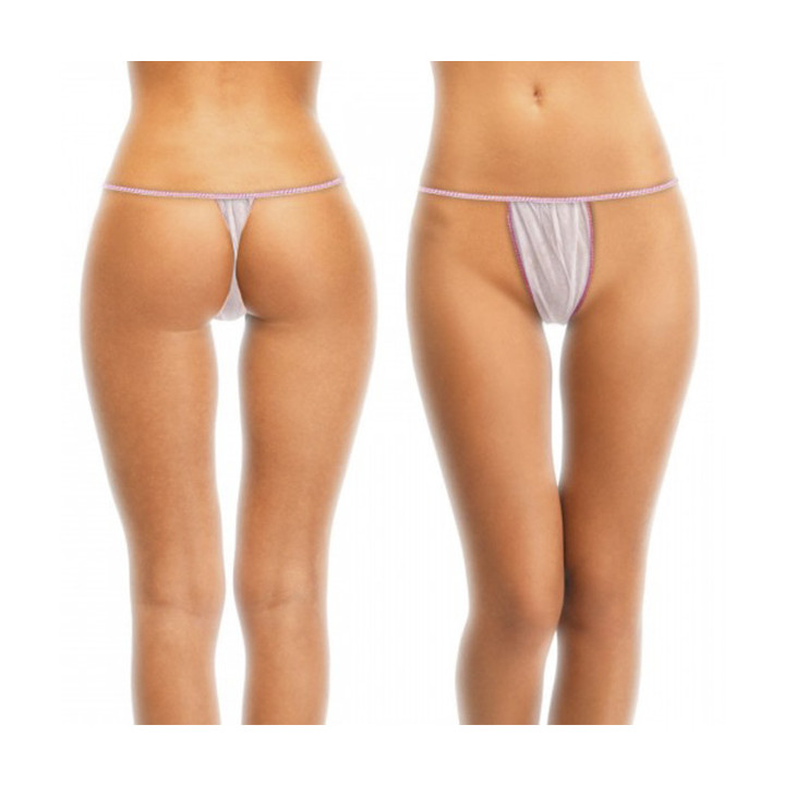 Disposable Mini Tanga TST PP Lady White (100 Units)